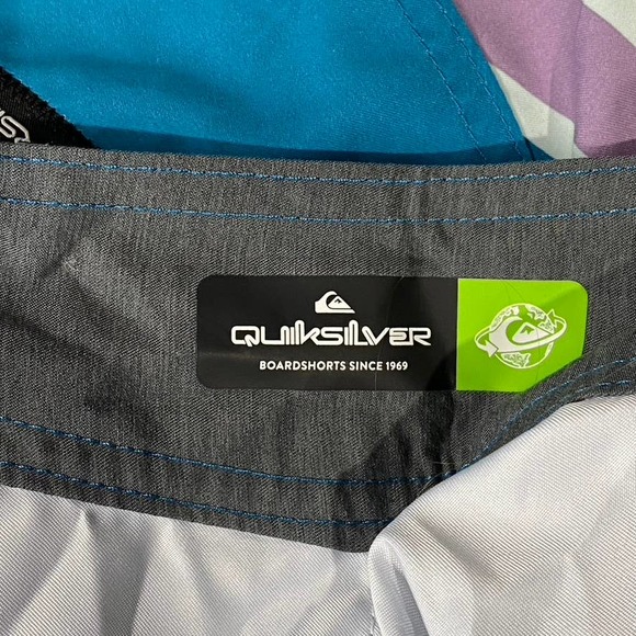 Quicksilver Men's Delph Blue Everyday Swell Vision 20" Pull-On Beach Short SZ 36 - Picture 9 of 13